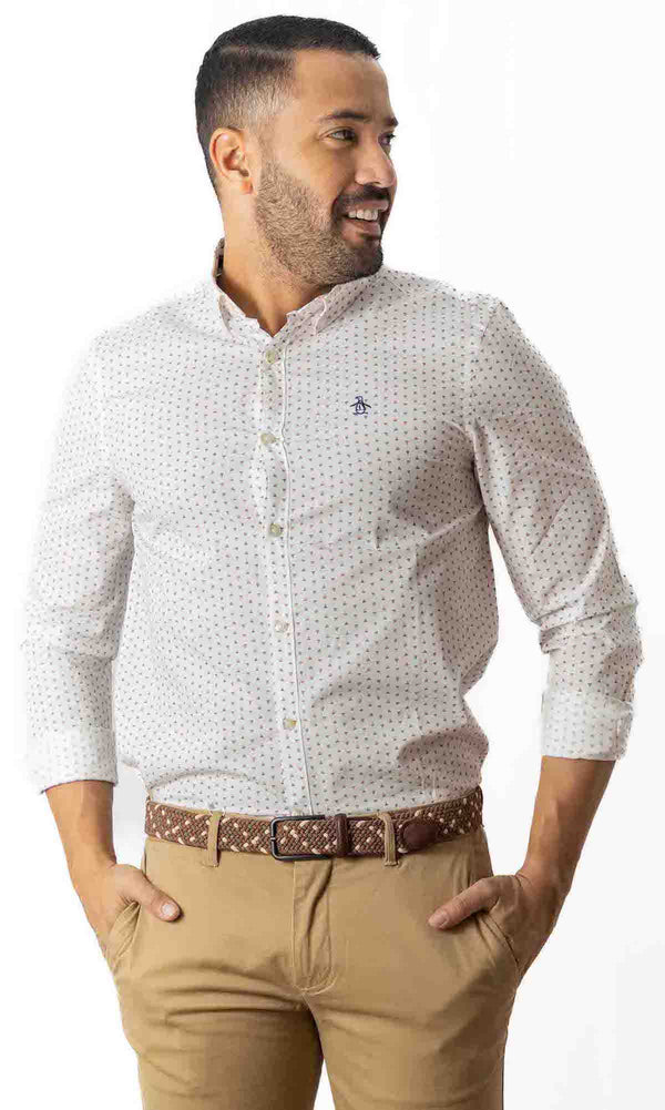 Camisa Original Penguin Manga Larga