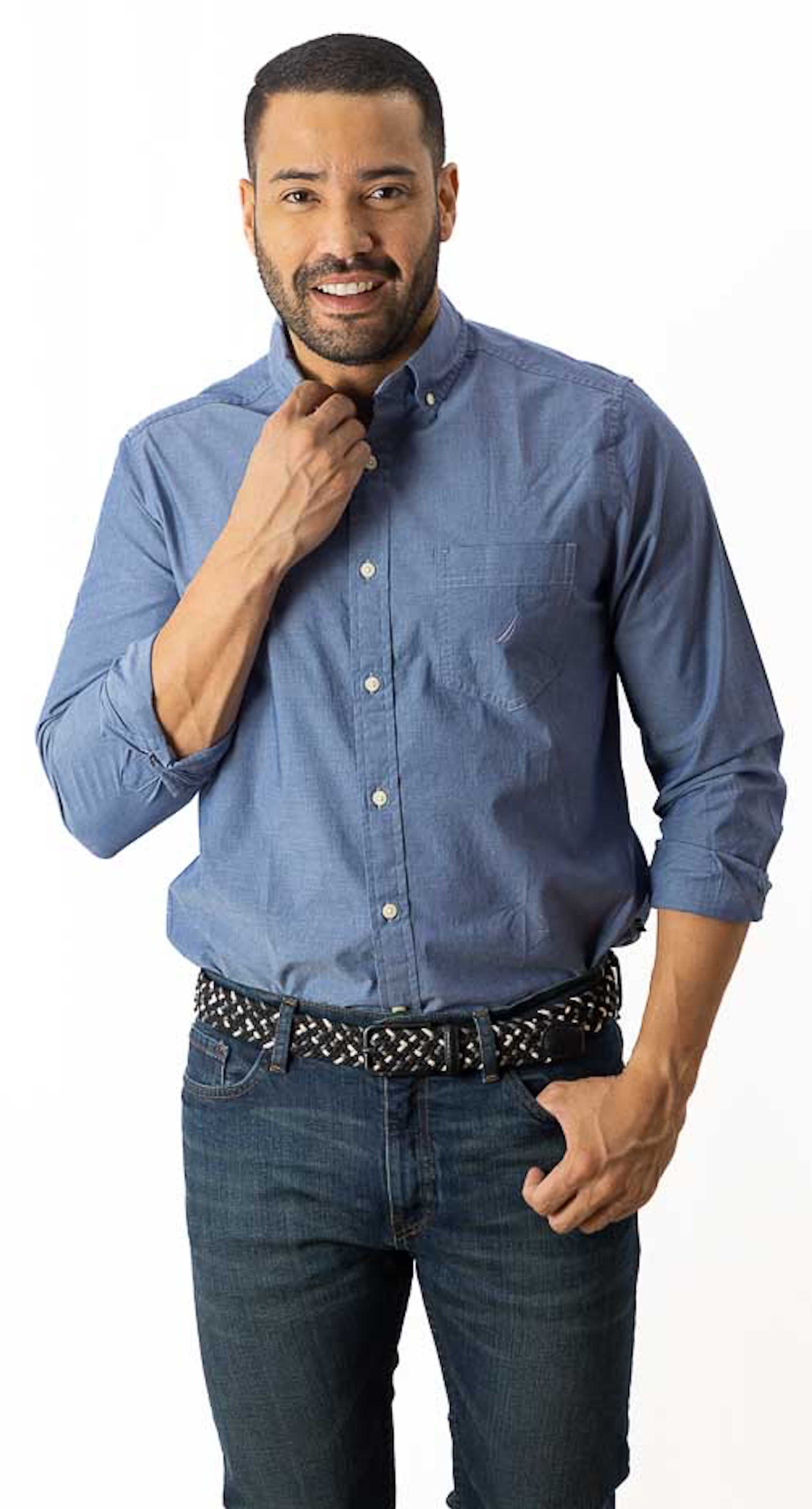 Camisa Nautica Azul