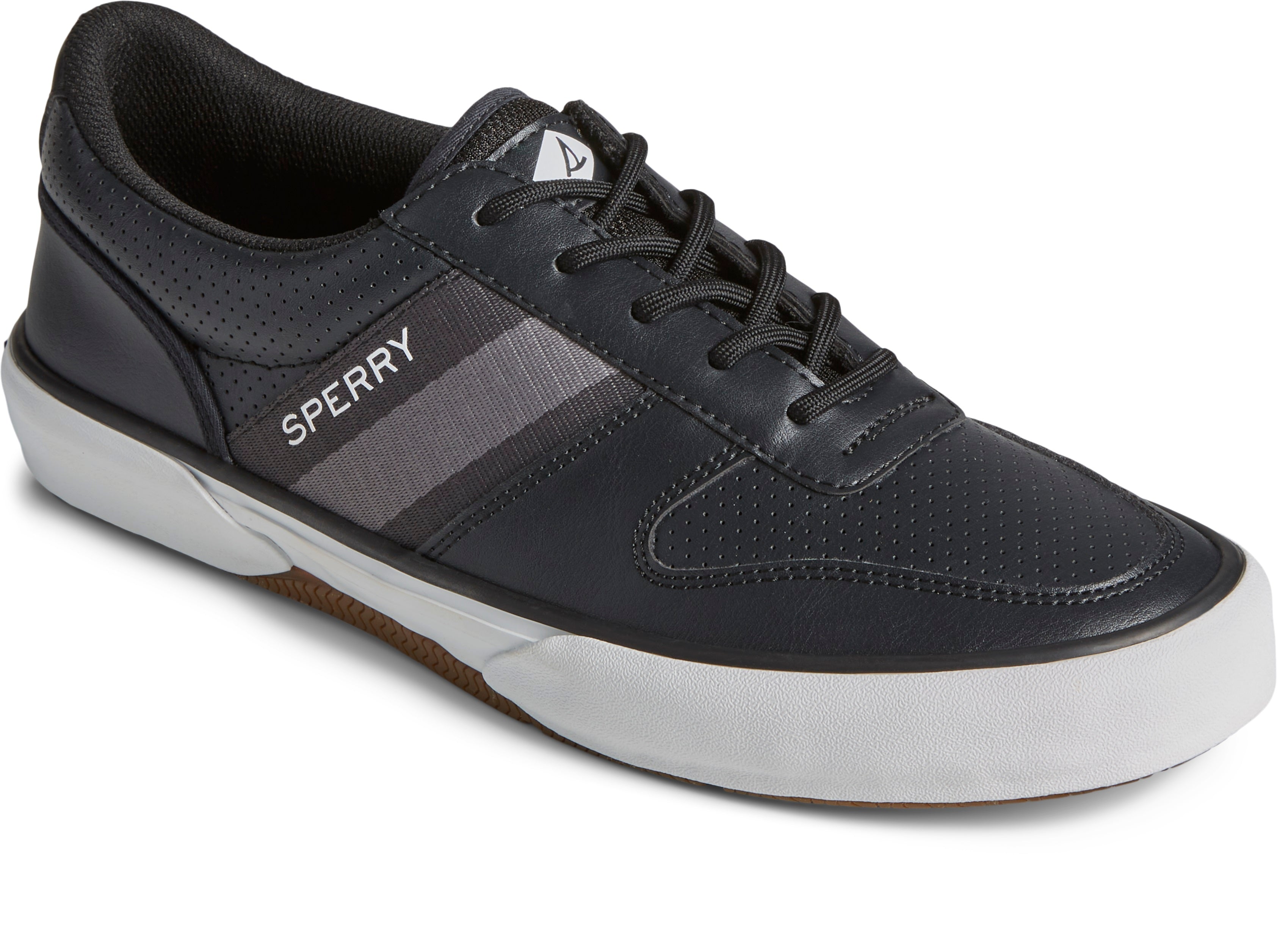 Zapato Sperry Tenis Soletide HALYARD RET LACE UP BLACK